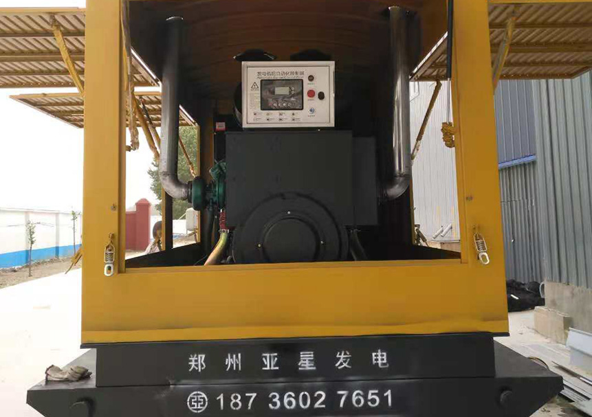 军安商砼600KW移动拖车